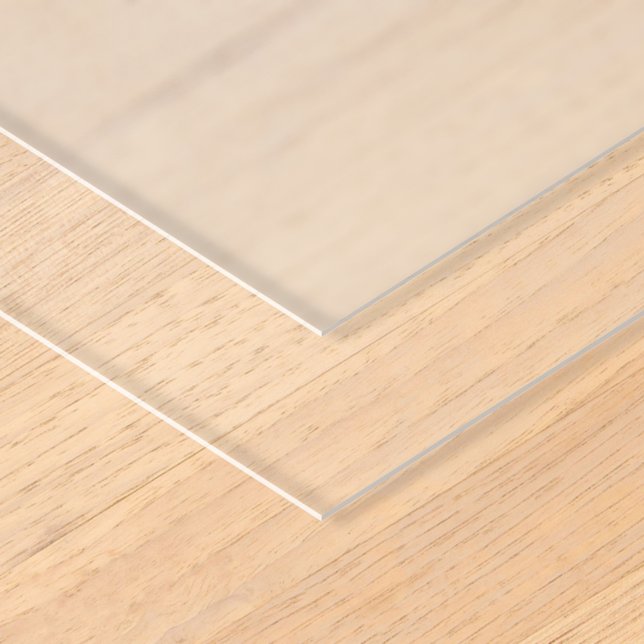 Invitaciones Acrílicas Personalized Quinceañera Invitation | Mis Quince A (Esquina (esmerilada versus transparente))