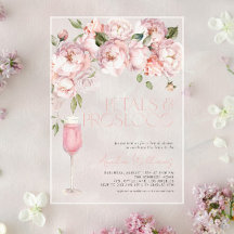 Petales y Prosecco Moderno Floral Floral Bridal Du