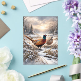 Invitaciones Acrílicas Pheasant 