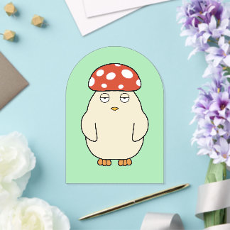 Invitaciones Acrílicas Pollita Shroompey
