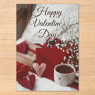 Invitaciones Acrílicas Póster Feliz Día de San Valentín