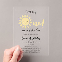 Primer viaje alrededor del sol Cumpleaños 1º adora