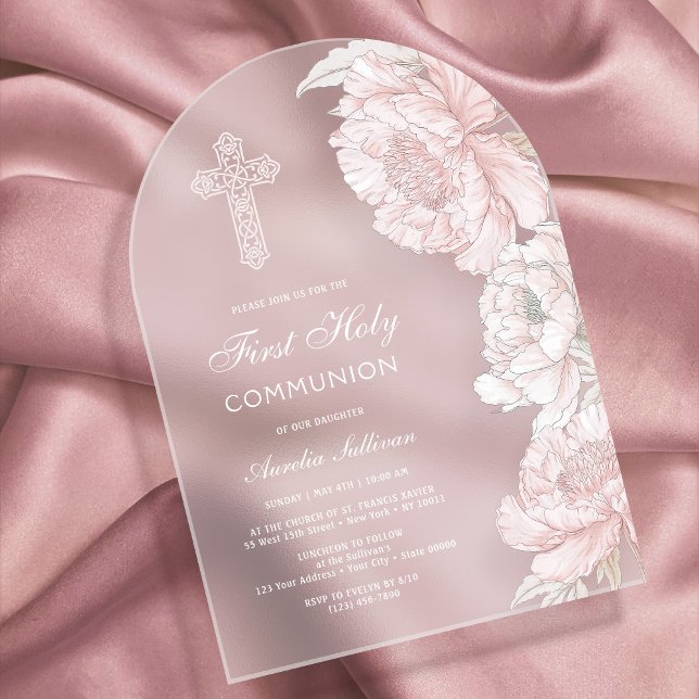 Invitaciones Acrílicas Primera comunión del Arco de los Pueblos Blancos R (Subido por el creador)