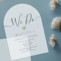 Recepción de Boda Simple Moderna en Blanco y Negro