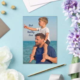 Invitaciones Acrílicas Regalos de Fotos para Papá Calcomanía