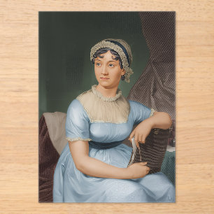 Invitaciones Acrílicas retrato de Jane Austen