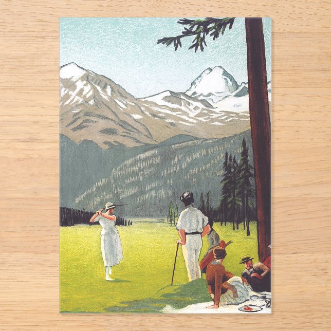 Invitaciones Acrílicas Saint Moritz por Emil Cardinaux (Anverso)