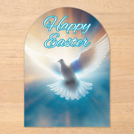 Invitaciones Acrílicas Saludos De Pascua Desde Nosotros