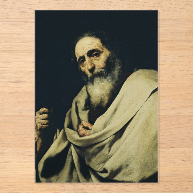 Invitaciones Acrílicas San Bartolomé el Apóstol Bellas Artes (Anverso)