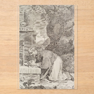 Invitaciones Acrílicas San Claudio La Colombière Sacerdote y Confesor