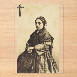 Invitaciones Acrílicas Santa Bernadette Soubirous Arte Fino