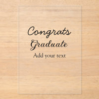 Sencillas felicitaciones mínimas graduación añadir