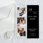 Invitaciones Acrílicas Simple Wedding Save The Date Photo Picture<br><div class="desc">Simple Wedding Save The Date Photo Picture Boda Acrylic Invitation presenta tres de tus fotos favoritas con el texto "Save the date" en una tipografía moderna y elegante. Sencillo,  moderno y elegante para la celebración del día de la boda. Diseñado por ©2024 Evco Studio www.zazzle.com/store/evcostudioo</div>