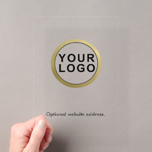 Invitaciones Acrílicas Sitio web de logotipo de gran empresa Evento corpo