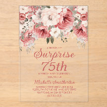 Sorpresa floral acuarela rosa polvoriento rojo cre