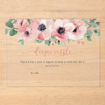 Sorteo de pañales Blooming in Love Rosa Baby Showe