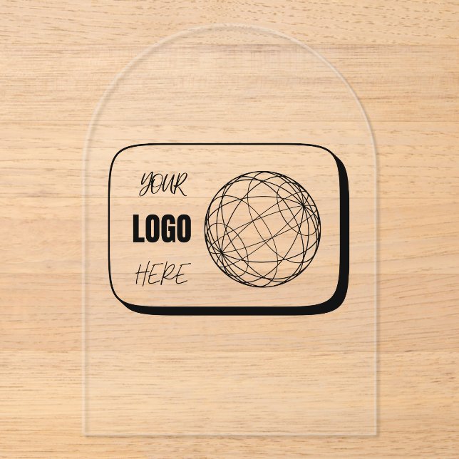 Invitaciones Acrílicas Su Logo Aquí (Anverso)