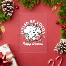 Sueños de cachorro acogedor – Chocolate caliente y