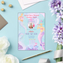 ¡Sumérgete en una Fiesta de Cumpleaños de Sirena!
