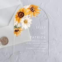 Sunshine Sunflower Moderno Boda