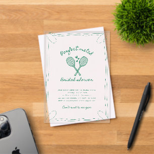 Invitaciones Acrílicas Tenis de pareja perfecta acrílico para despedida d