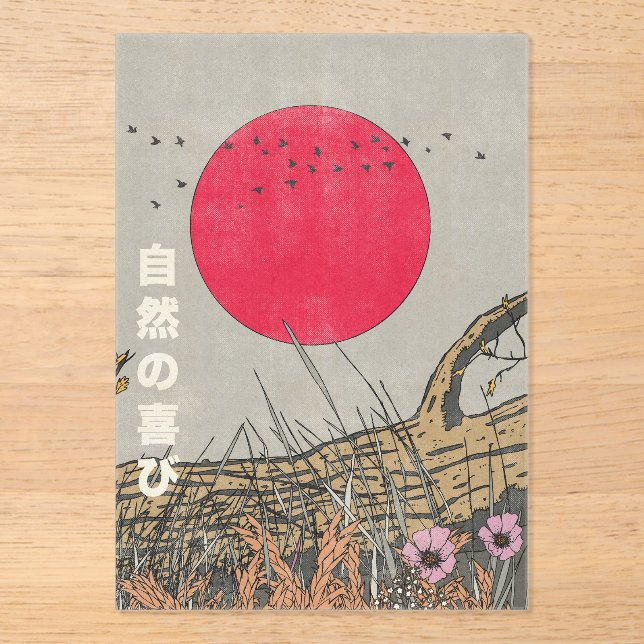 Invitaciones Acrílicas The Joy Of Nature (Anverso)