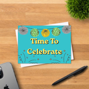 Invitaciones Acrílicas Tiempo para celebrar cualquier ocasión