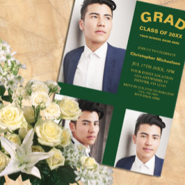 Invitaciones Acrílicas Tipografía minimalista 3 Graduación fotográfica