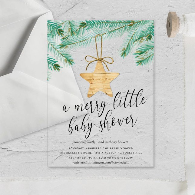 Invitaciones Acrílicas Un Baby Shower muy dulce (Subido por el creador)