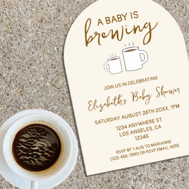 Invitaciones Acrílicas Un bebé está preparando Baby Shower (Subido por el creador)