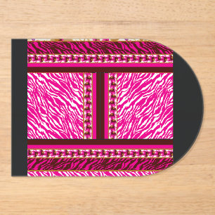 Invitaciones Acrílicas un papel pintado rosa y blanco con una cruz