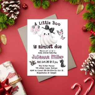 Invitaciones Acrílicas Un pequeño bote casi se espera - Baby Shower de Ha