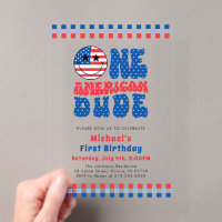 Un Tipo Americano Cumpleaños Primero 4 De Julio