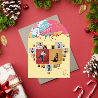 Invitaciones Acrílicas Unapologetic Personalized Feminine Photo Collage