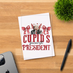 Invitaciones Acrílicas Valentine Trump, el presidente favorito de Cupido