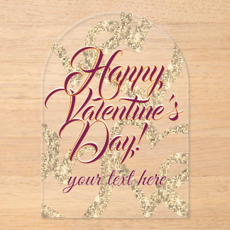 Invitaciones Acrílicas Valentine's Day  Acrylic Invitations