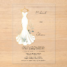 Vestido de Novia con Dorado Falso y Verdor