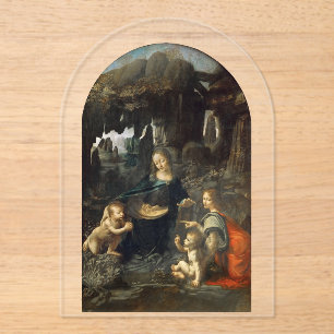 Invitaciones Acrílicas Virgen de las Rocas, Leonardo da Vinci
