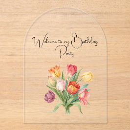 Invitaciones Acrílicas Welcome to my Birthday Party (2)