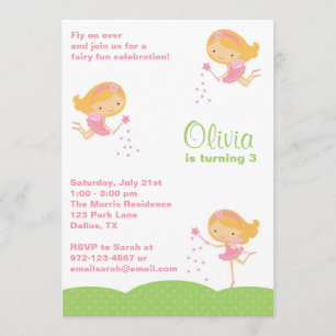 Invitaciones Adorables a las hadas