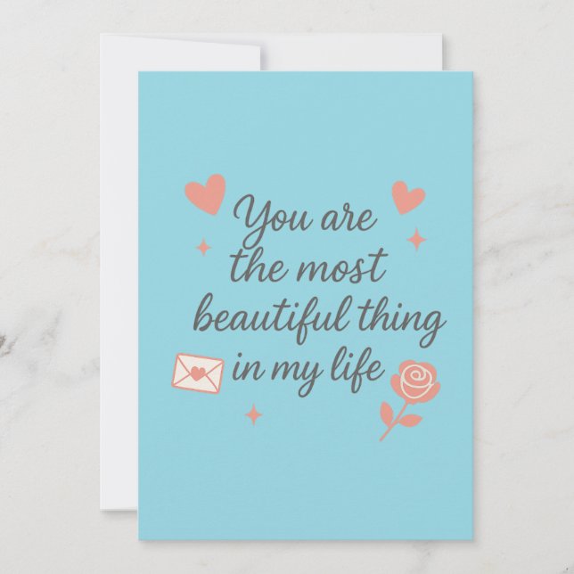 Invitaciones Adorables para el primer cumpleaños - (Anverso)