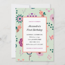 invitaciones al 1er día de la abeja Abejorro Rosa