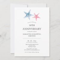 Invitaciones al 50° Aniversario Boda de la Playa