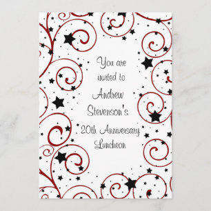 Invitaciones al almuerzo del aniversario del emple