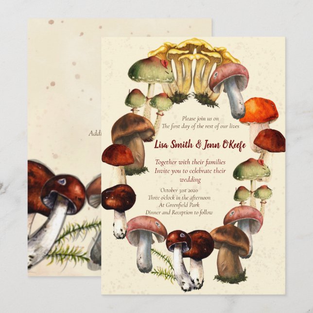 Invitaciones al anillo de heces (Anverso / Reverso)