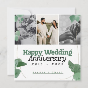 Invitaciones al aniversario del boda