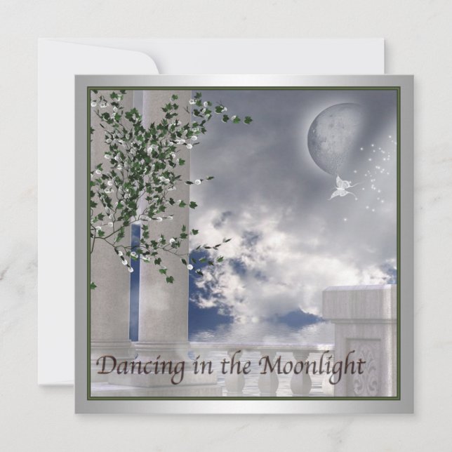 Invitaciones al Baile de Graduación Moonlight Danc (Anverso)
