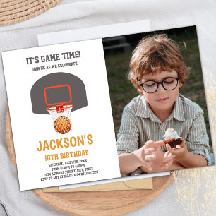 Invitaciones al baloncesto del Naranja de balonces