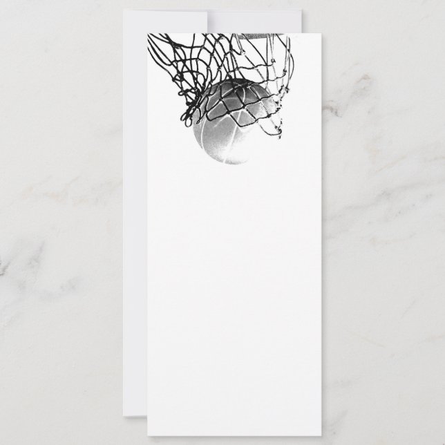 Invitaciones al baloncesto - Invitación al balonce (Anverso)