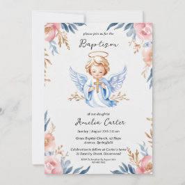 invitaciones al bautismo de ángel